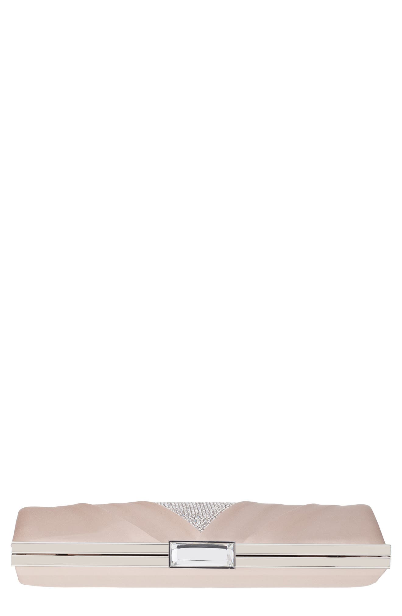 Ophelia Frame Clutch, Alternate, color, PEARL ROSE