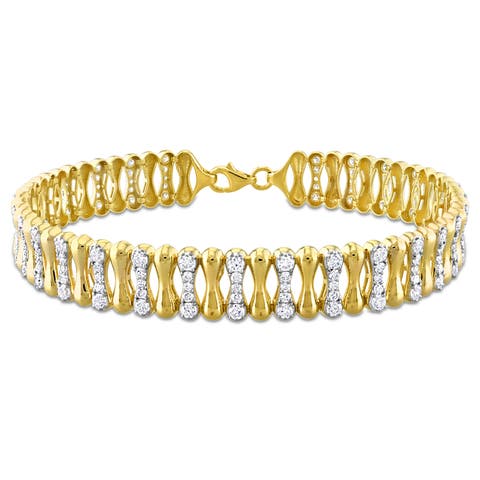 Diamond Bracelet 10k Yellow Gold