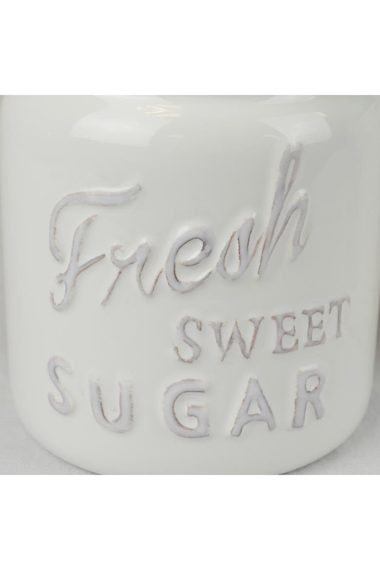 Ceramic Jar Canister Set/3, Sugar, Coffee & Tea, Alternate, color, Red