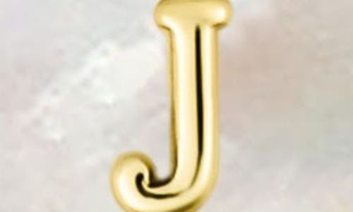 Adornia Mother-of-pearl Clover Initial Pendant Necklace In White-j