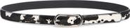 NORDSTROM RACK Cheetah Genuine Calf Hair & Leather Belt