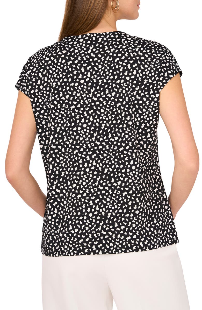 Halogen<sup>®</sup> Print V-Neck Dolman Sleeve Knit Shirt, Alternate, color,