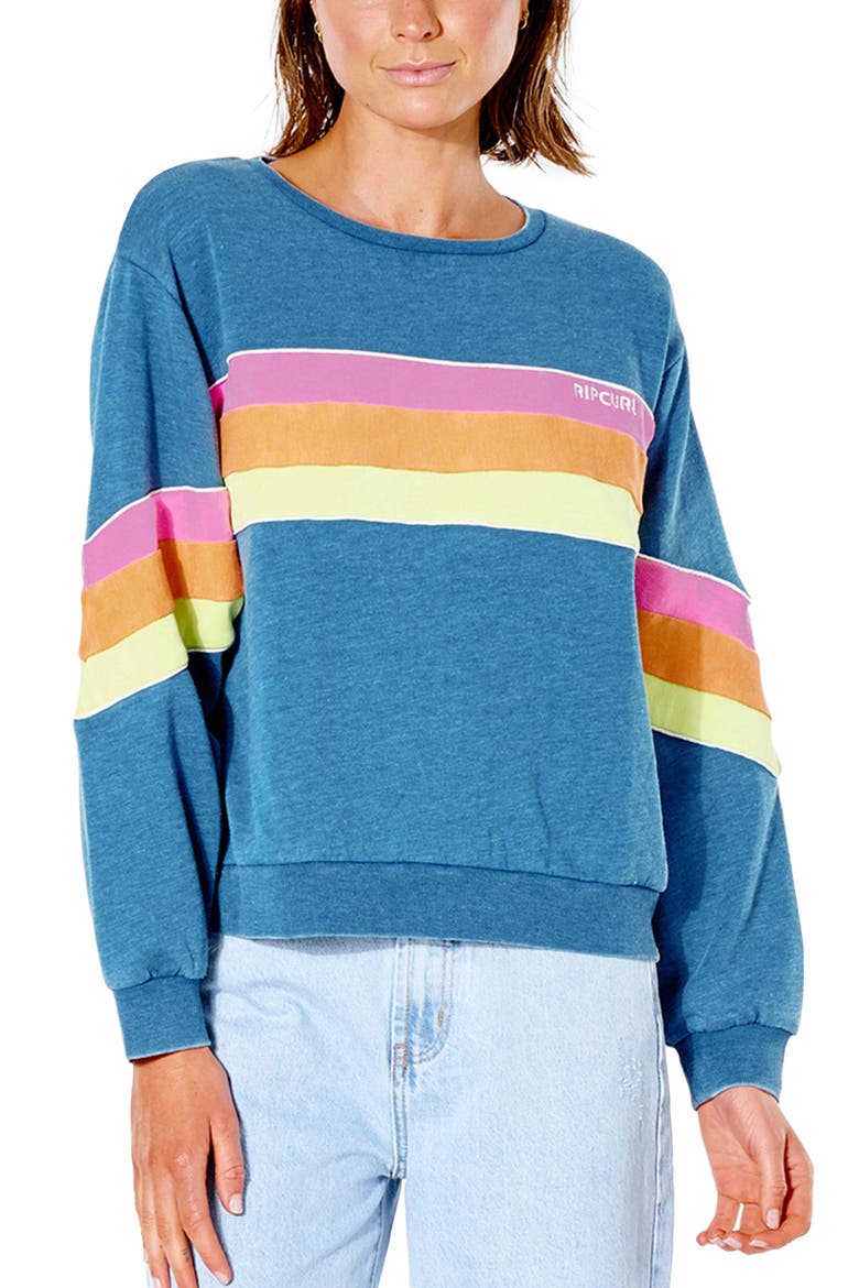 Golden State Crewneck Sweatshirt, Main, color, DARK TEAL