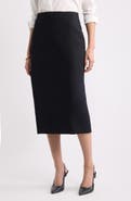 Nordstrom Suiting Column Midi Skirt
