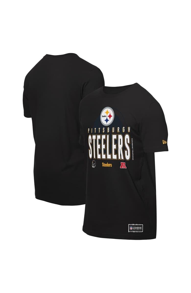New Era Men's New Era  Black Pittsburgh Steelers 2025 NFL Training Camp T-Shirt, Alternate, color, 