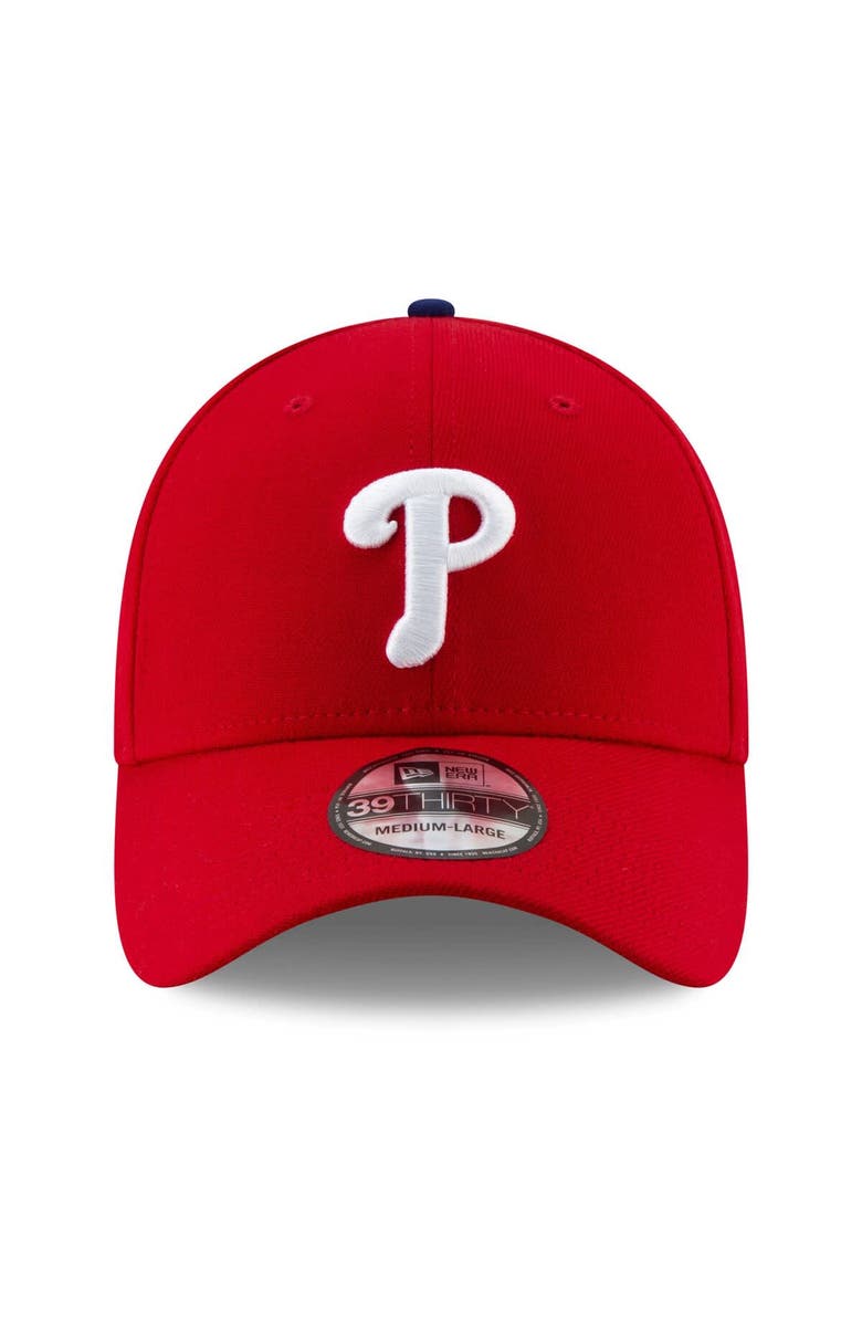 New Era Men's New Era Red Philadelphia Phillies 2024 MLB Postseason Side Patch 39THIRTY Flex Hat, Alternate, color, 