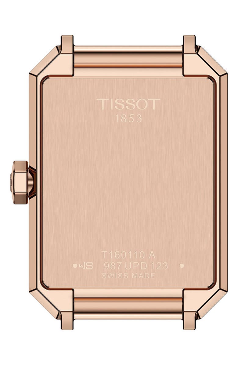Tissot SRV Leather Strap Watch, 21.8mm, Alternate, color, 