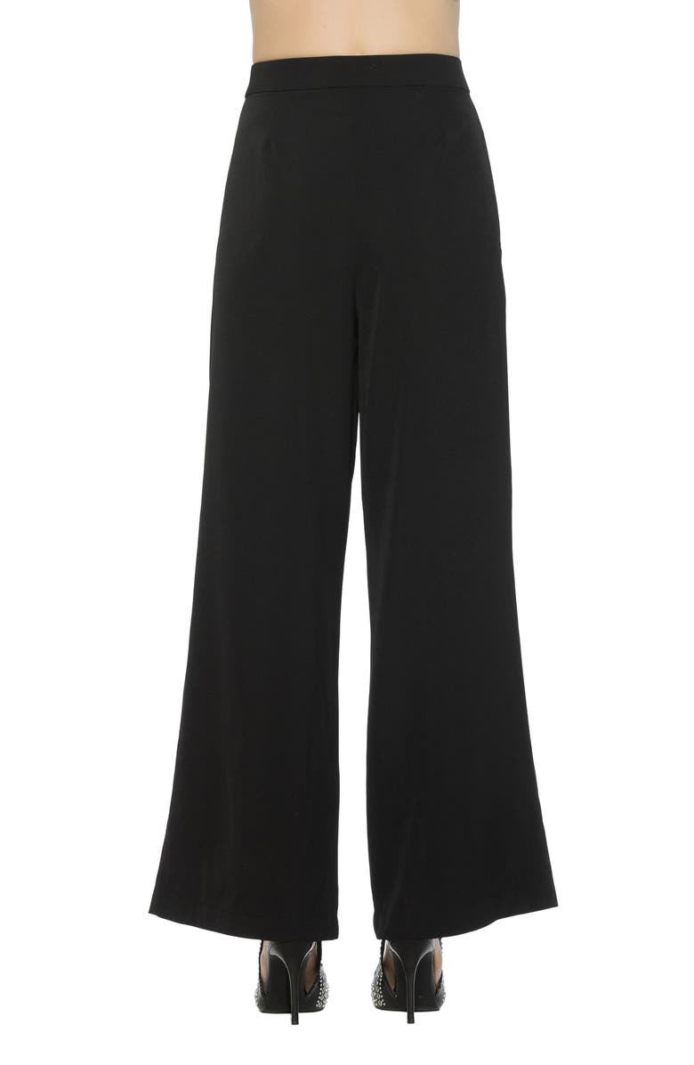 Alexia Admor Arlo Pleated Wide Leg Pants, Alternate, color, Black