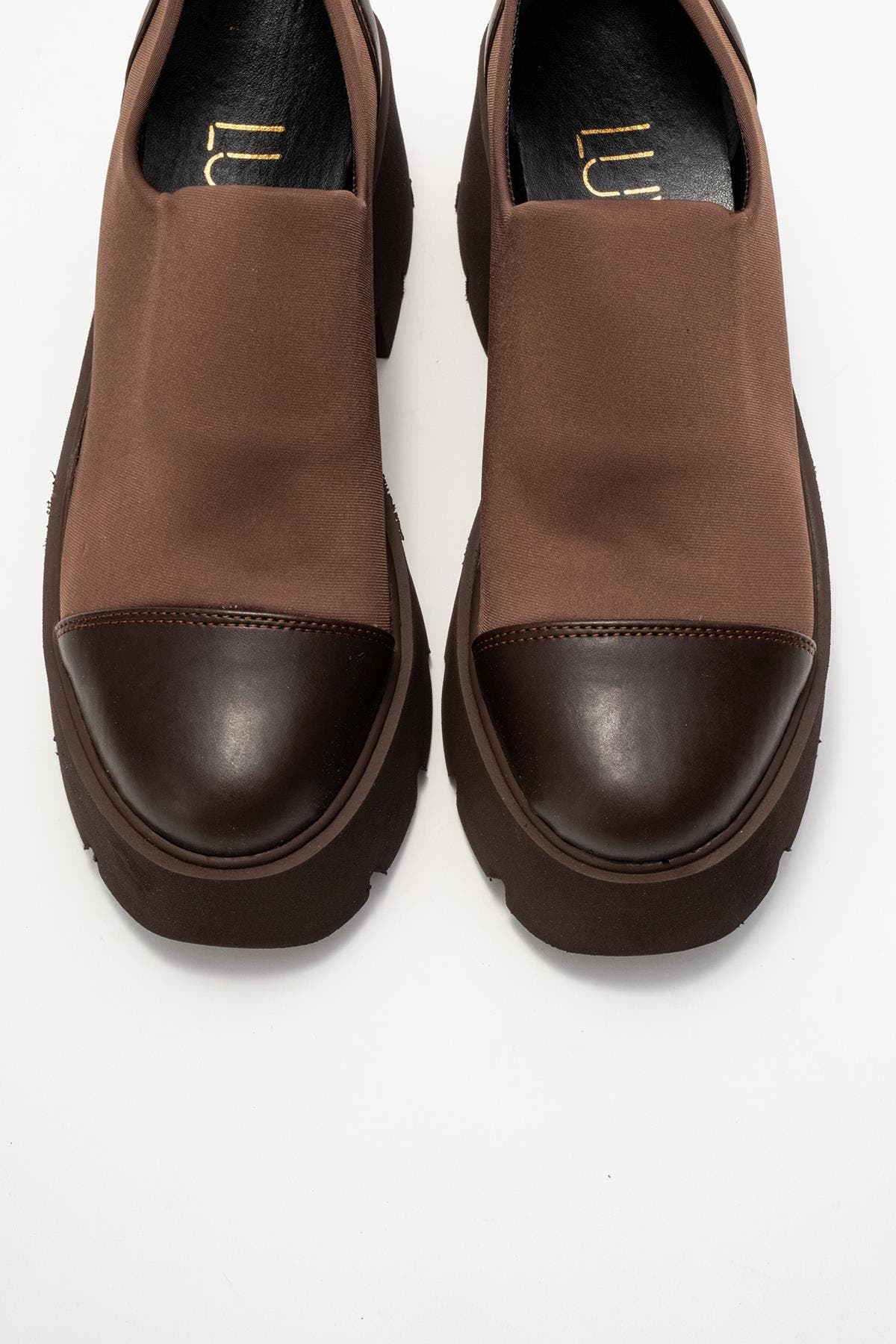 Grena Platform Slip On Shoes, Alternate, color, Brown Faux Leather