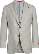 ISAIA Marechiaro Glen Plaid Wool Blend Hopsack Sport Coat