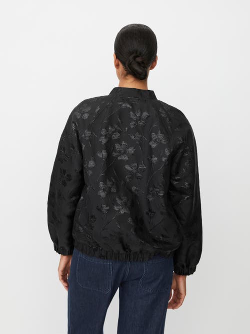 Masai Copenhagen Majossana Jacquard Bomber Jacket In Black