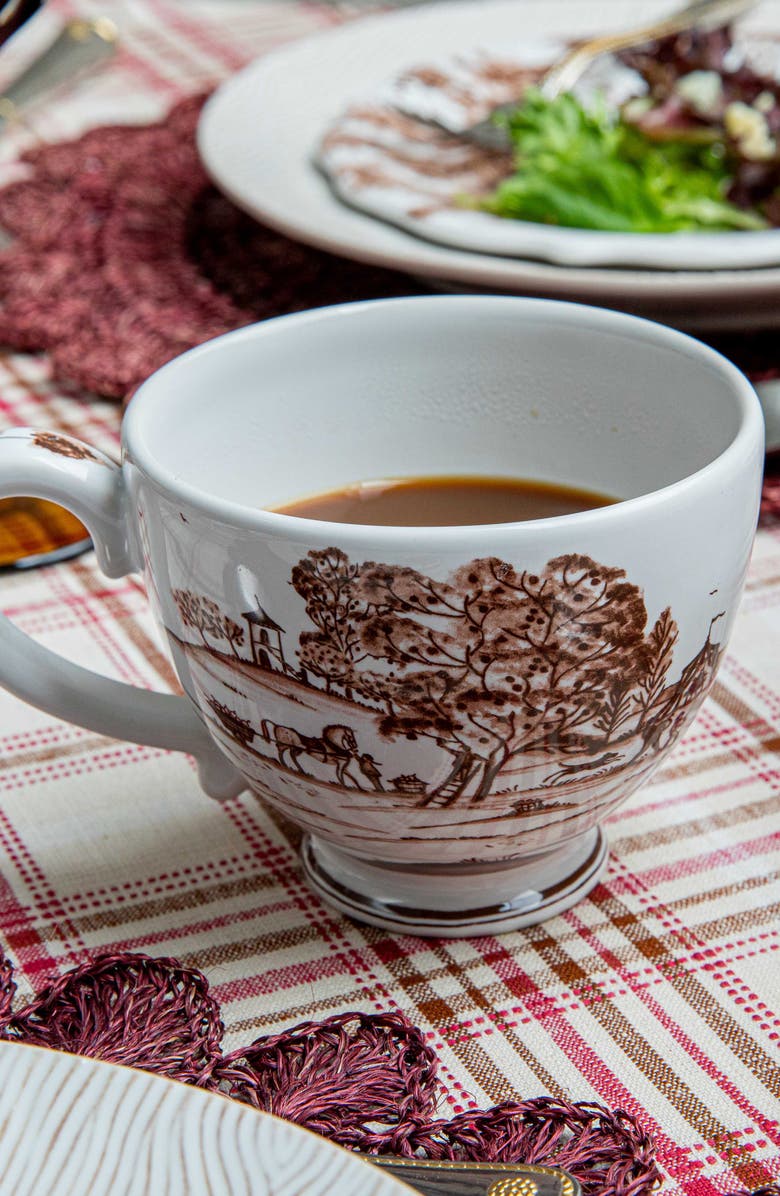 Juliska Country Estate Harvest Breakfast Cup, Alternate, color, Sepia