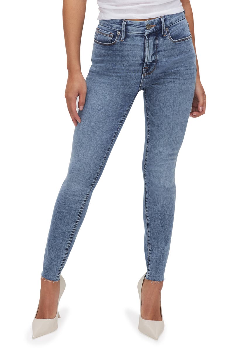 Good American Good Legs Skinny Jeans, Main, color, Indigo611
