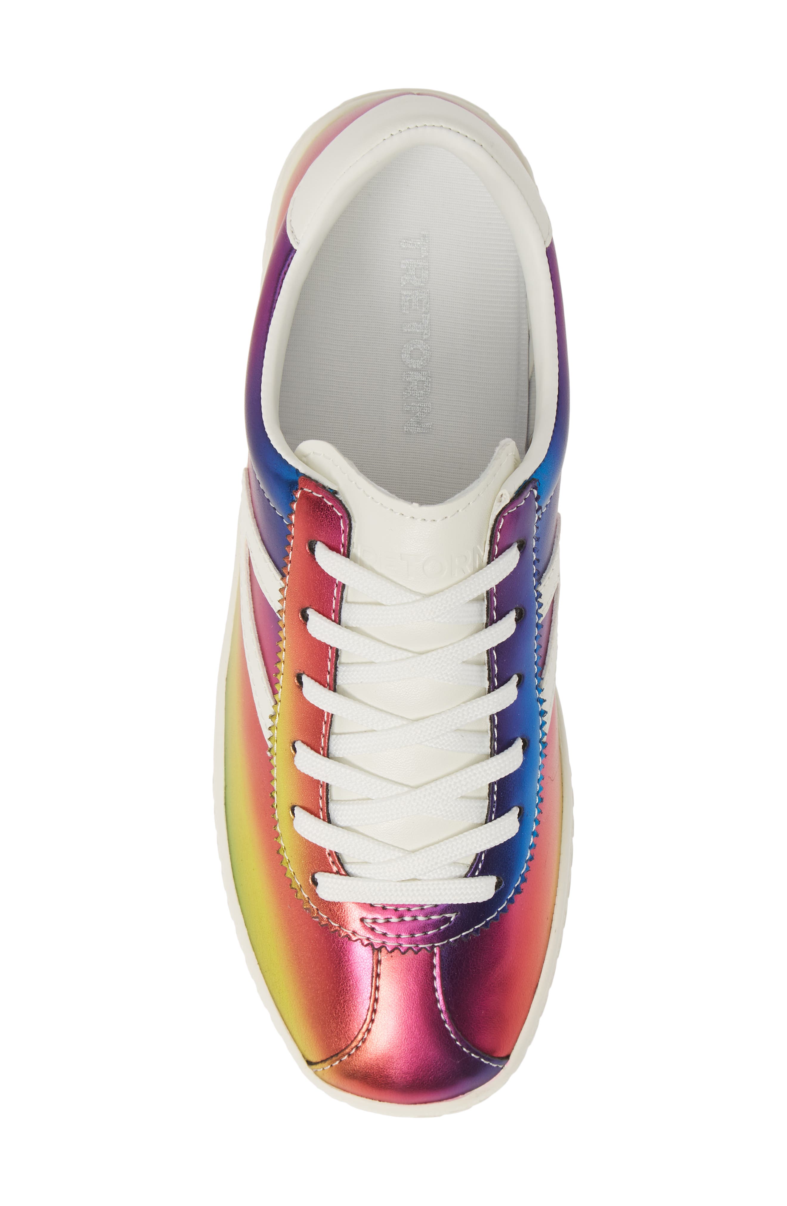 Camden7 Rainbow Sneaker, Alternate, color, RAINBOW MULTI/ VINTAGE WHITE