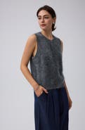 JUANA Brushed Wool-Blend Vest
