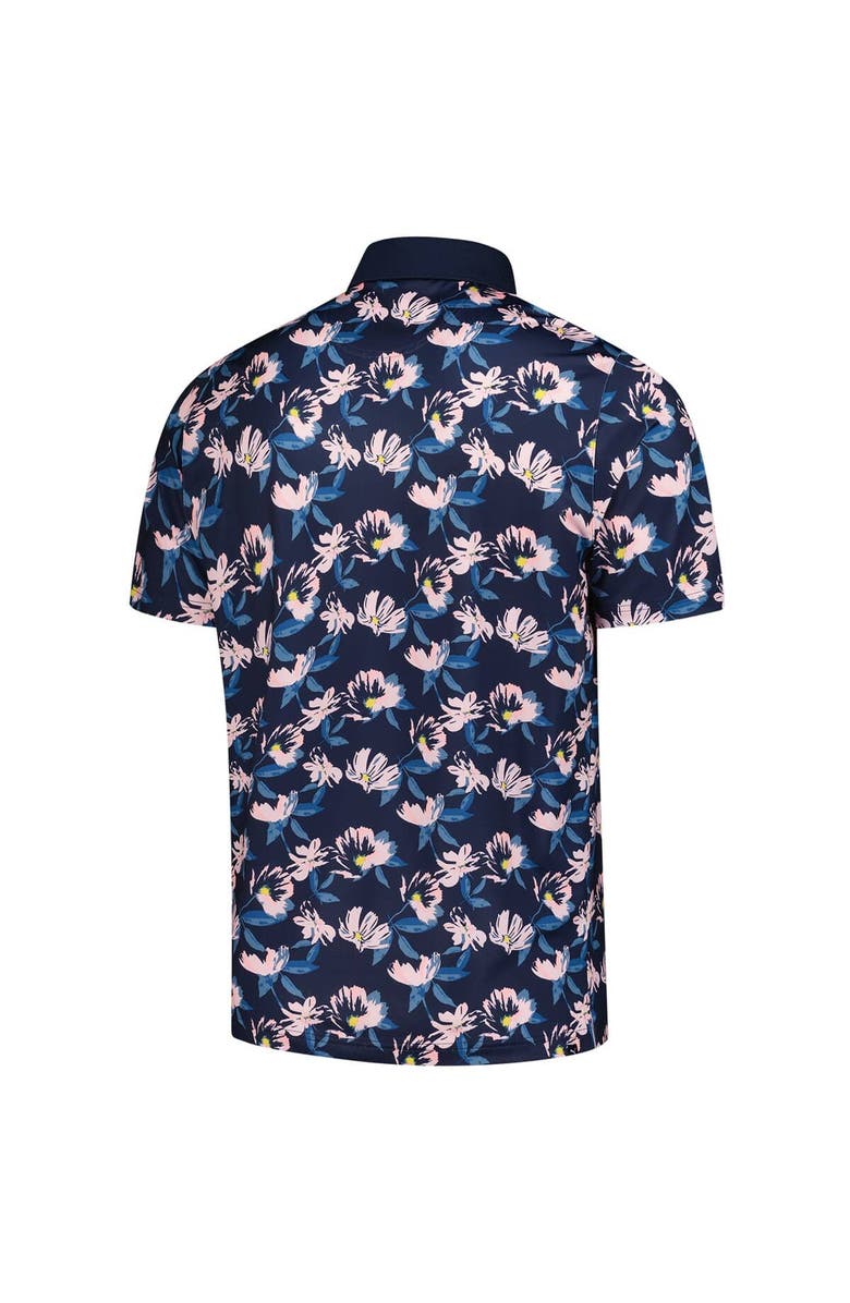 PUMA Men's Puma  Navy Arnold Palmer Invitational Springs Floral Polo, Alternate, color, Navy