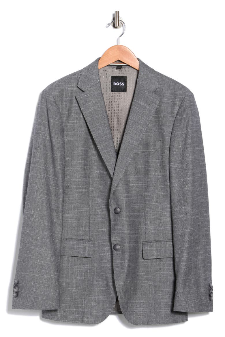 H-Hutson Wool Blend Sport Coat, Alternate, color, SILVER