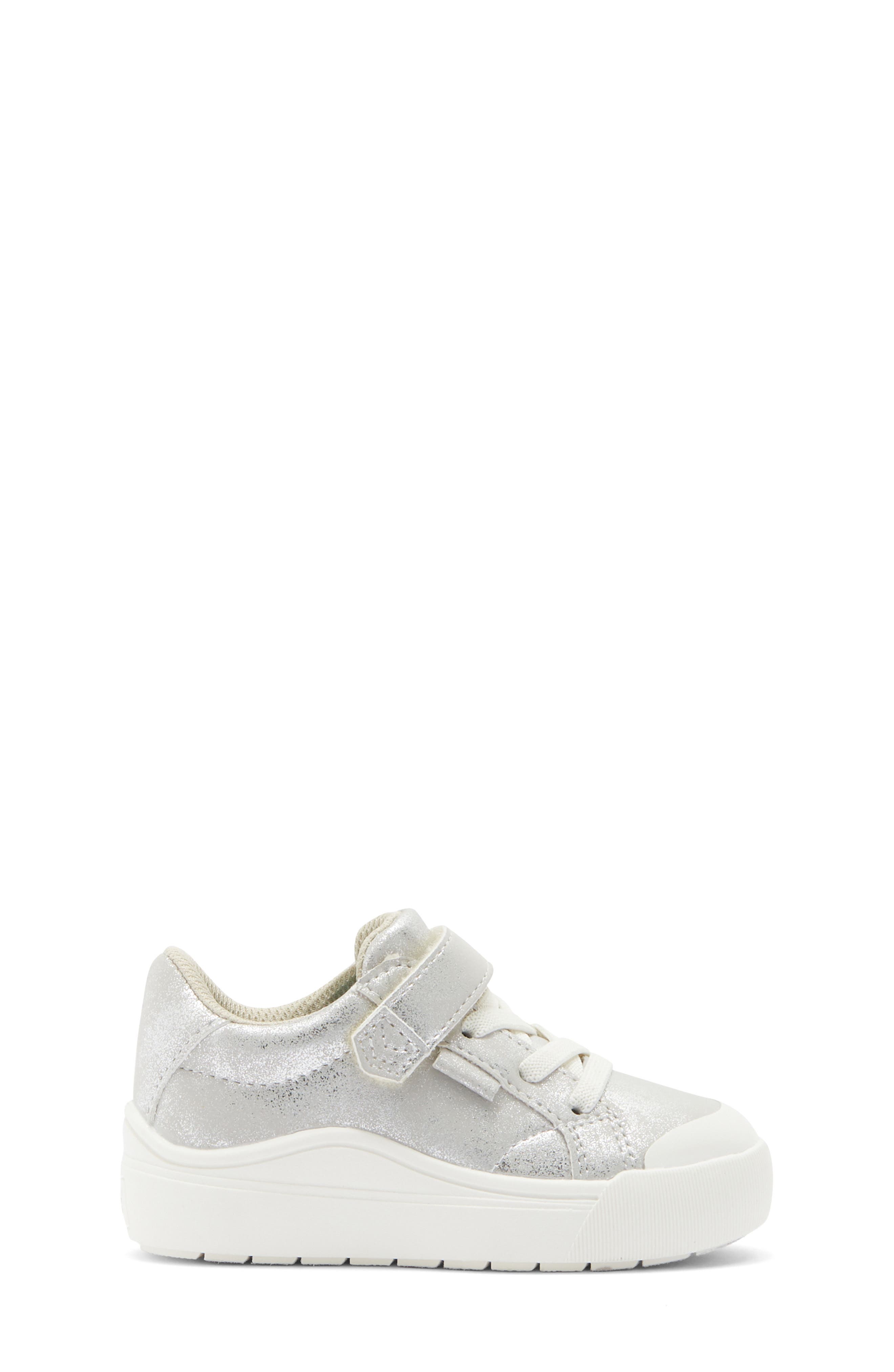 Dr. Scholl's Kids' Time Off Sneaker, Alternate, color, Silver