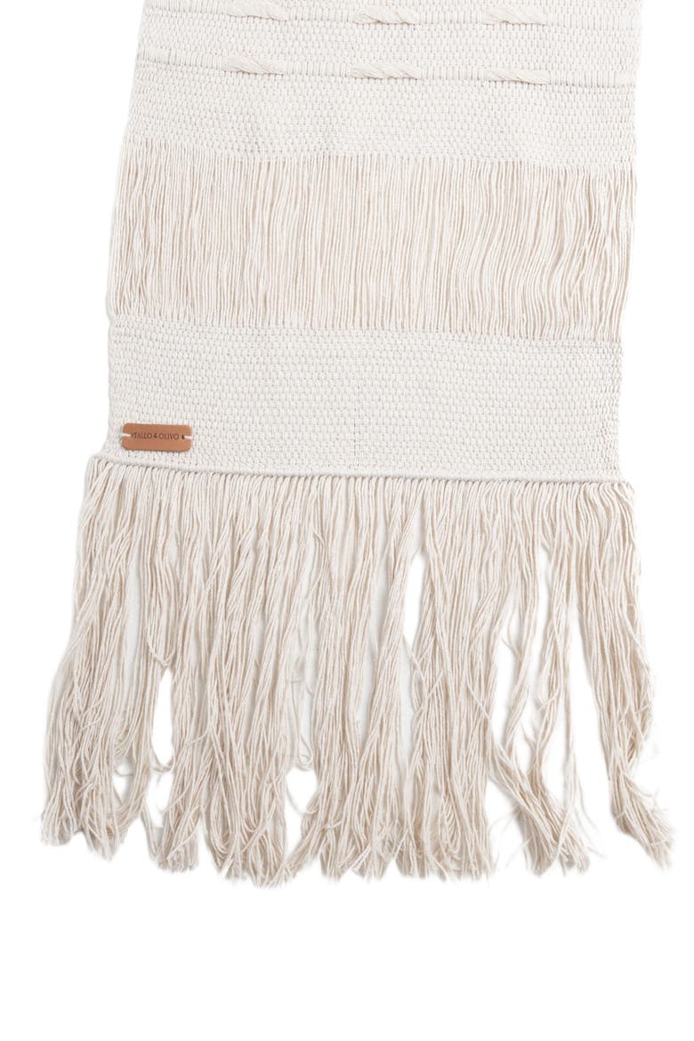 Threads Table Runner, Alternate, color, Natural