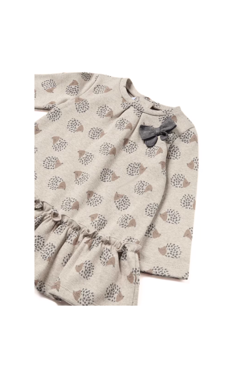 Mayoral Baby Jacquard Dress, Alternate, color, Beige