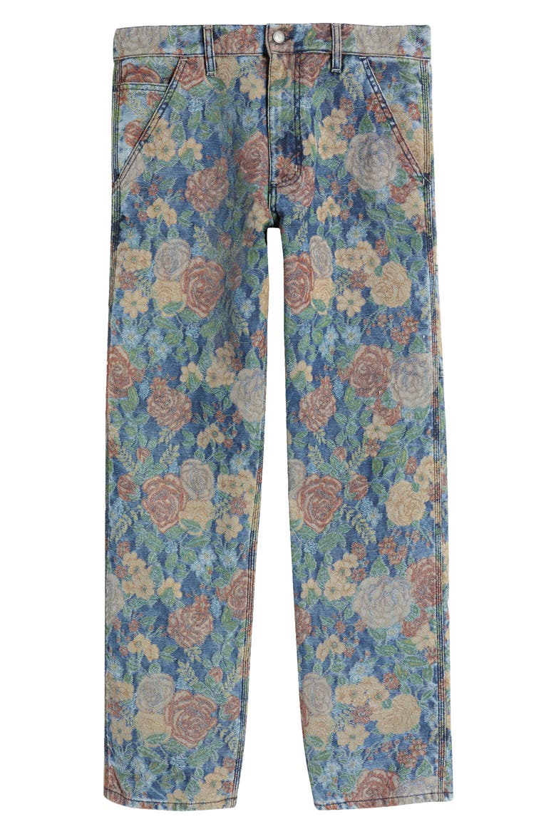 Statement Carpenter Pants, Alternate, color, JACQUARD TAPESTRYSW