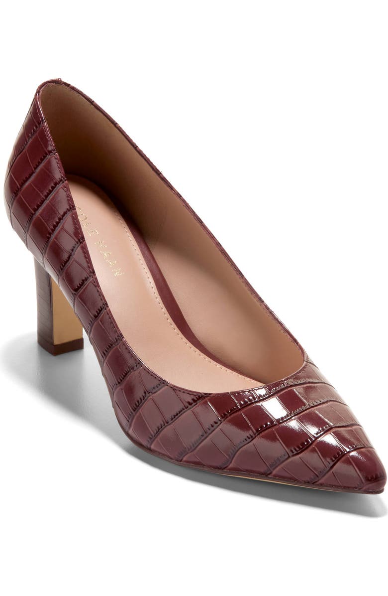 Cole Haan Mylah Snakeskin Embossed Pump, Main, color,