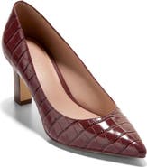 Cole Haan Mylah Snakeskin Embossed Pump