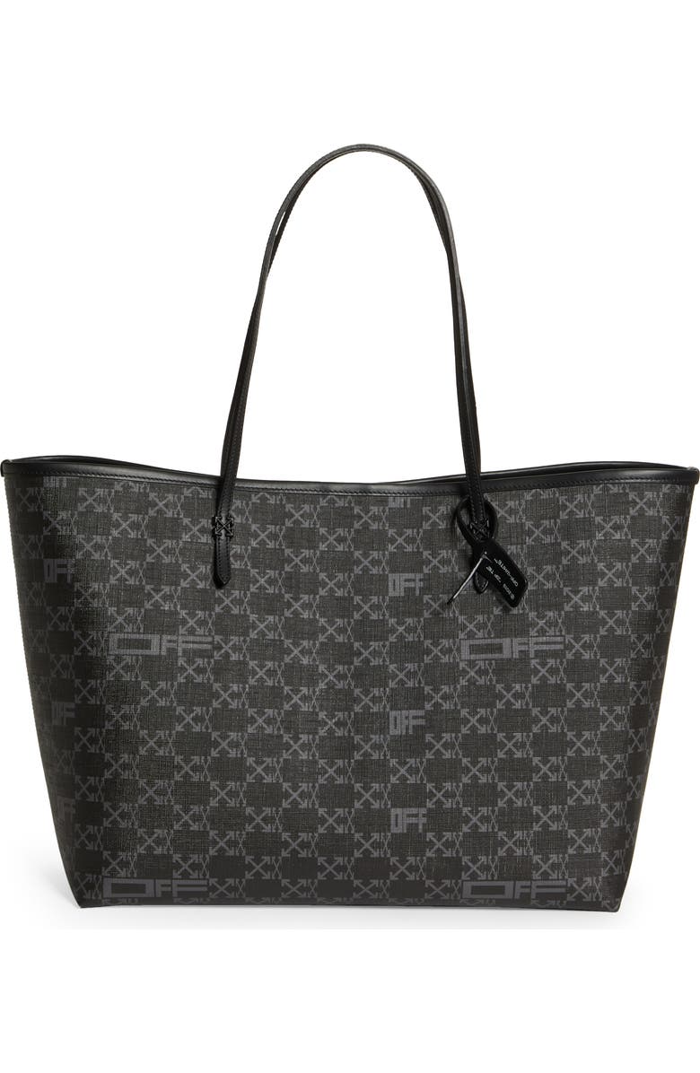 Off-White Day Off Monogram Canvas Tote, Main, color,