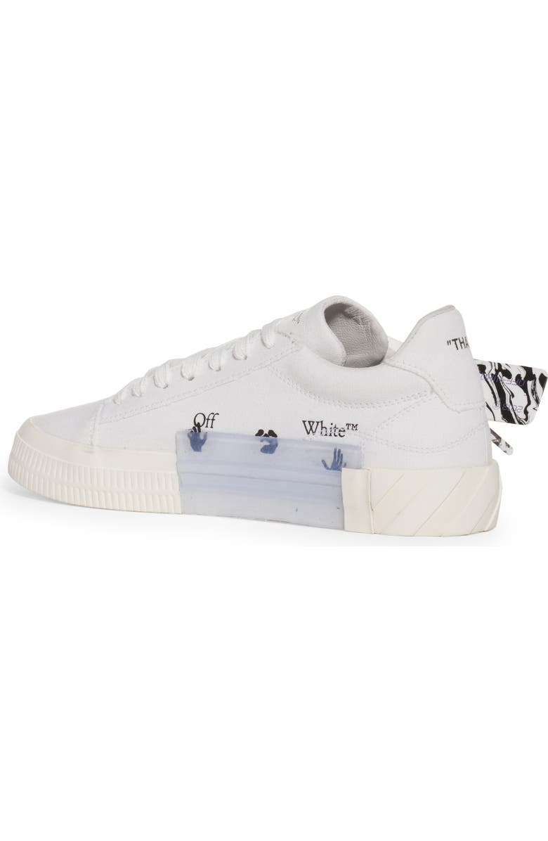 Off-White Eco Canvas Vulcanized Low Top Sneaker, Alternate, color,