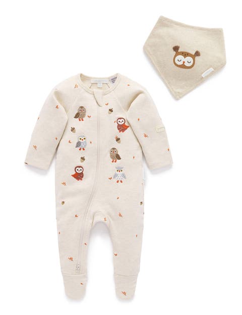 Thick Zip Footie & Bib Set Unisex