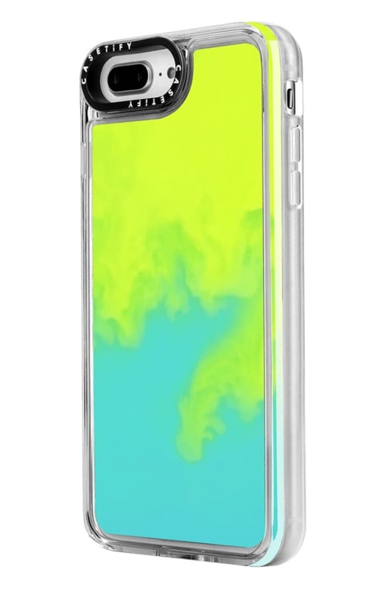 CASETiFY Neon Sand iPhone7/8 & 7/8 Plus Case, Alternate, color, 