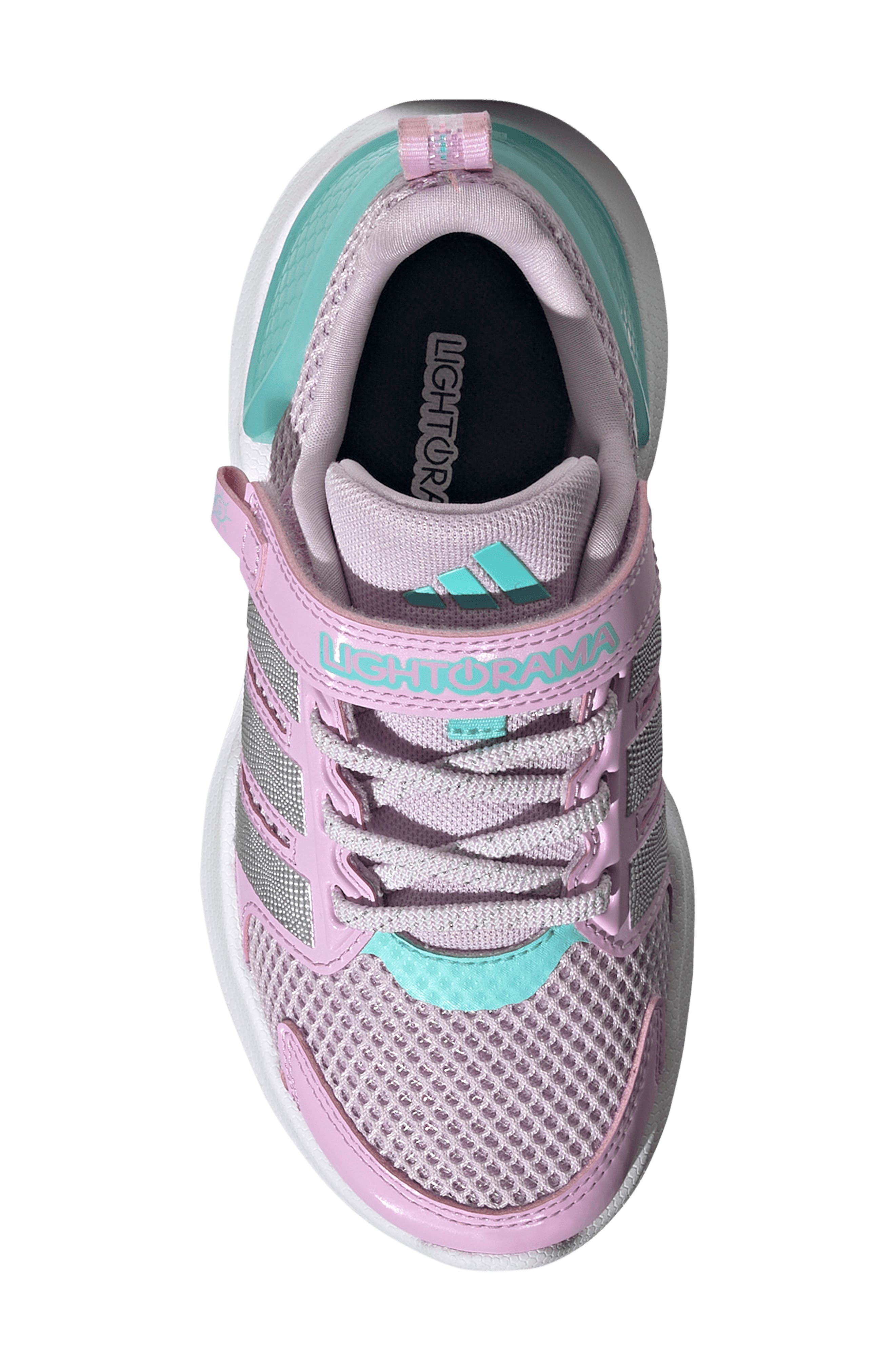 adidas Kids' Lightorama Sneaker, Alternate, color, Lavender/ Silver/ Aqua