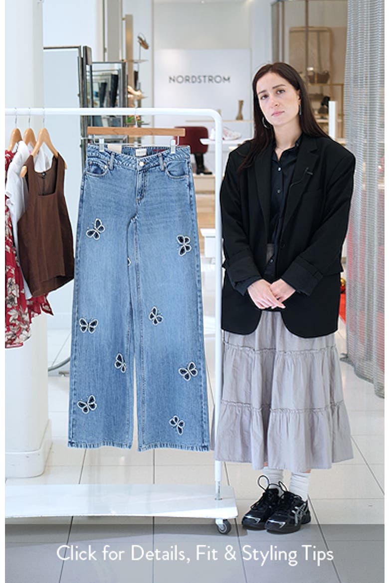 Amazing Embellished Wide Leg Jeans video