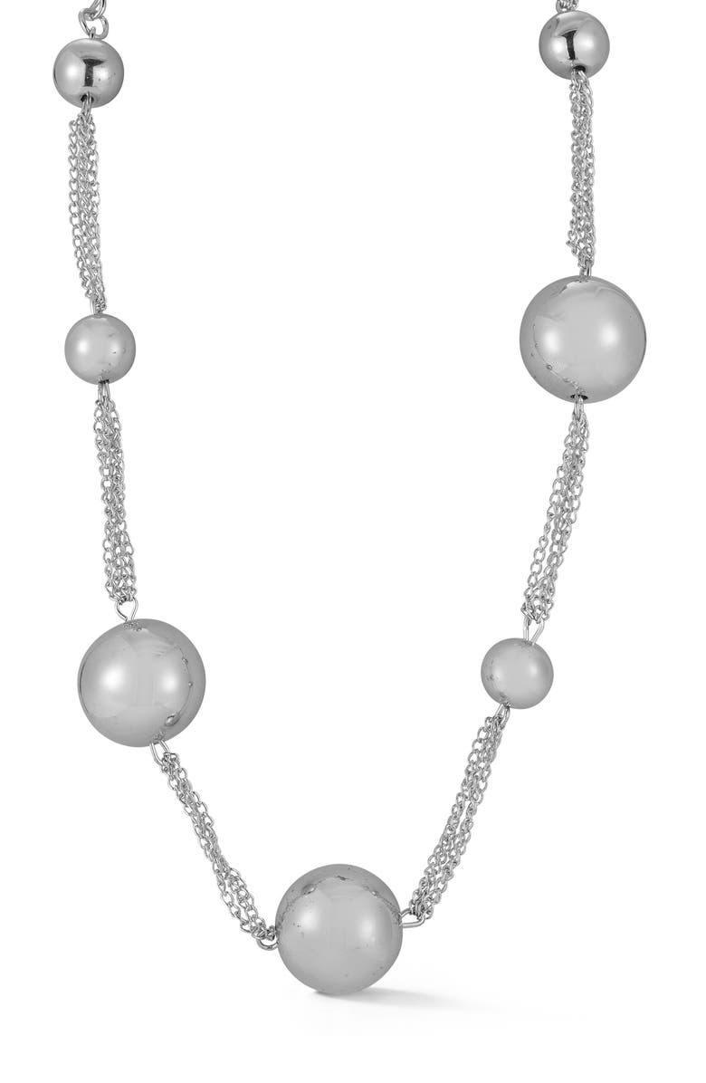 GLAZE JEWELRY Ball Necklace, Main, color, 