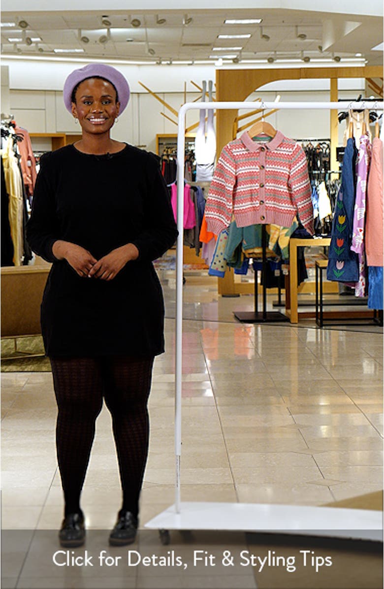 Kids' Fair Isle Cotton Collared Cardigan, sales video thumbnail