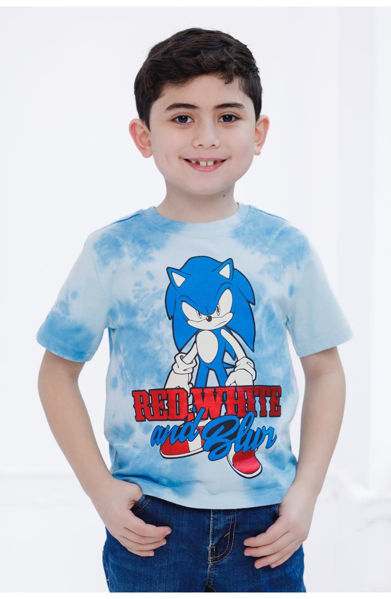 SEGA July 4th T-Shirt, Alternate, color, White / Blue, 4Th Of July