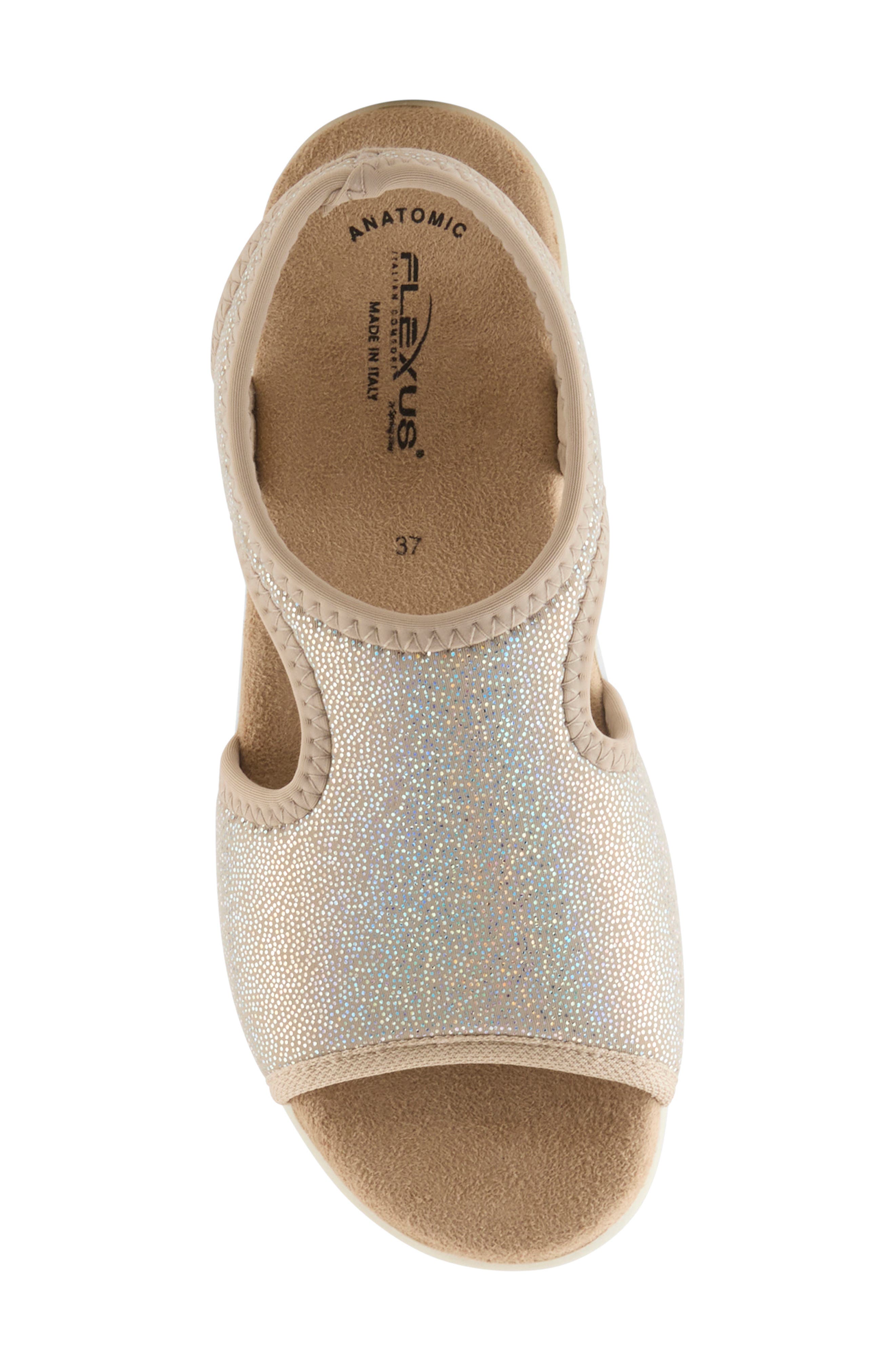 Flexus by Spring Step Nyaman Slingback Sandal, Alternate, color, Gold