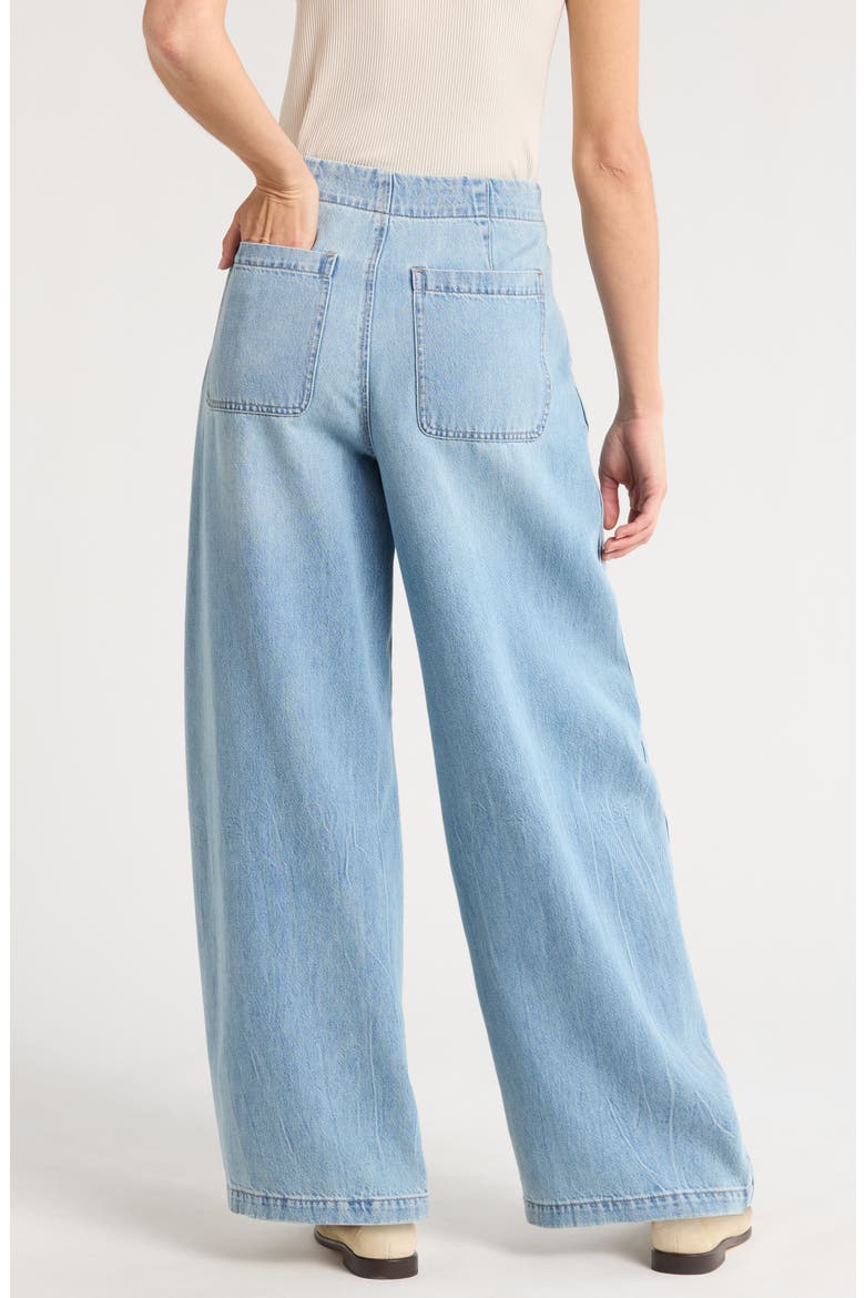 Lottie High Waist Wide Leg Jeans, Alternate, color, QUALIFIER