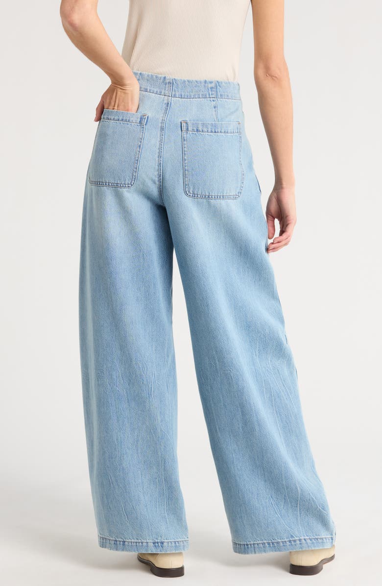 Pistola Lottie High Waist Wide Leg Jeans, Alternate, color, Qualifier
