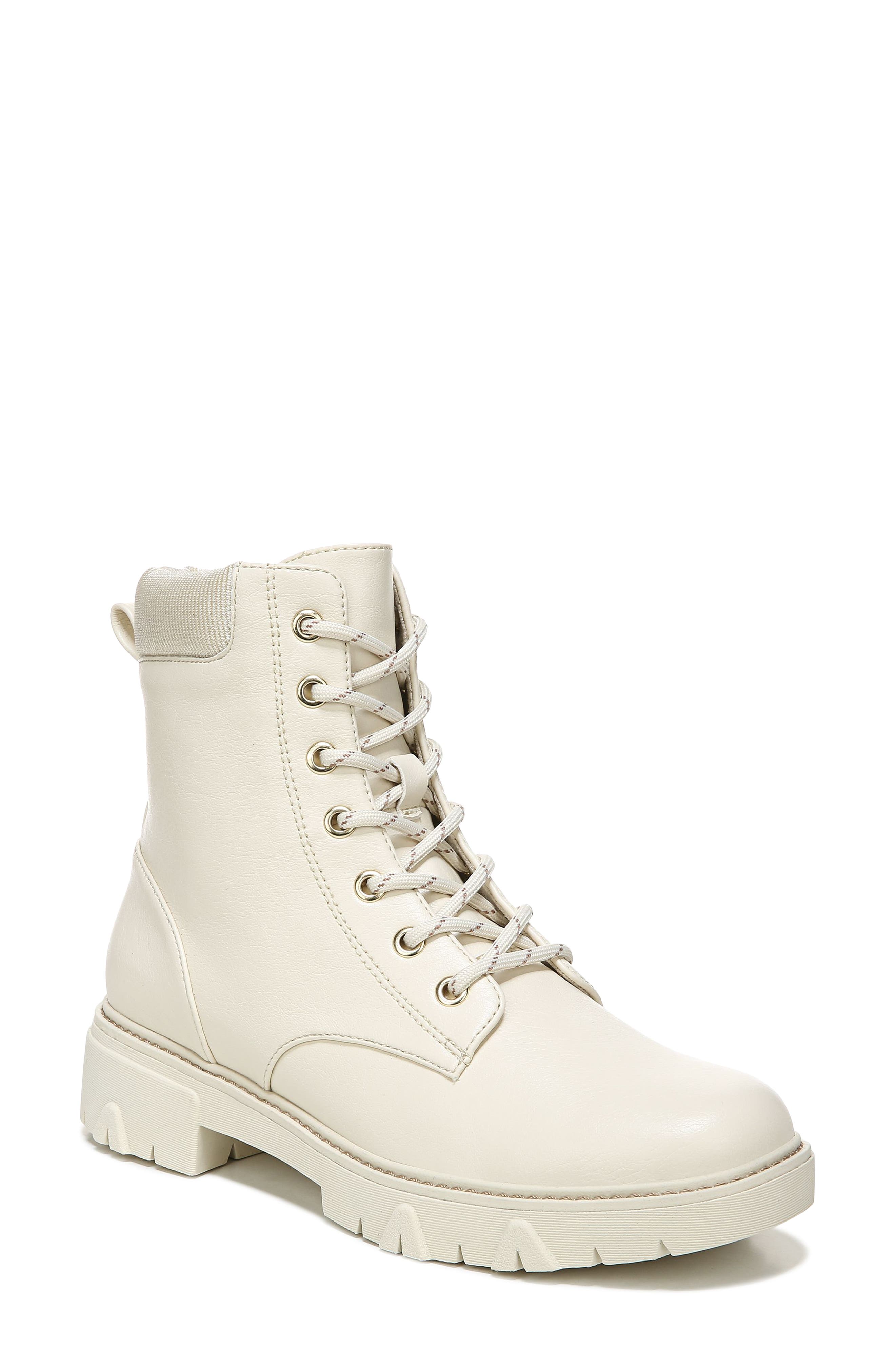 Headstart Lace-Up Combat Boot, Main, color, SEASHELL BEIGE