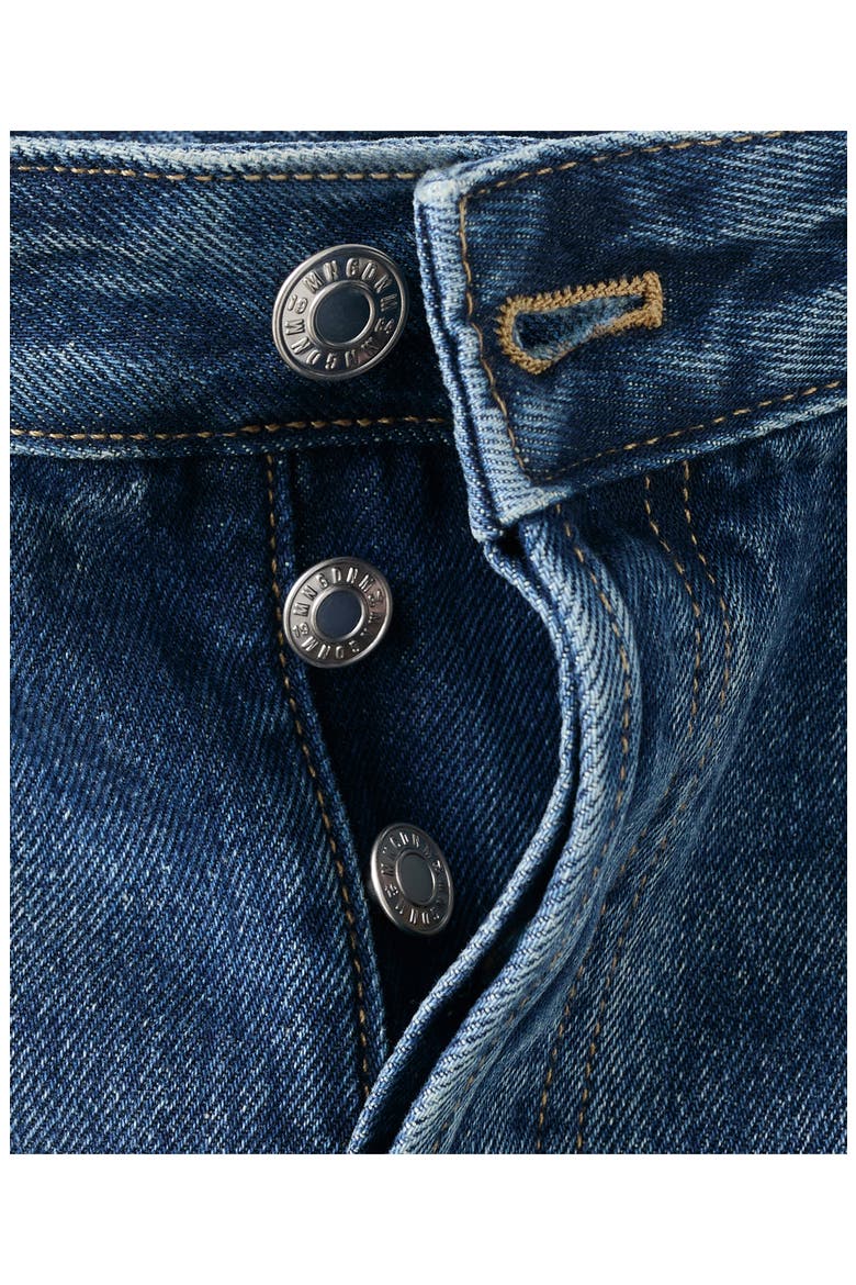 Low Rise Straight Leg Jeans, Alternate, color, DARK BLUE