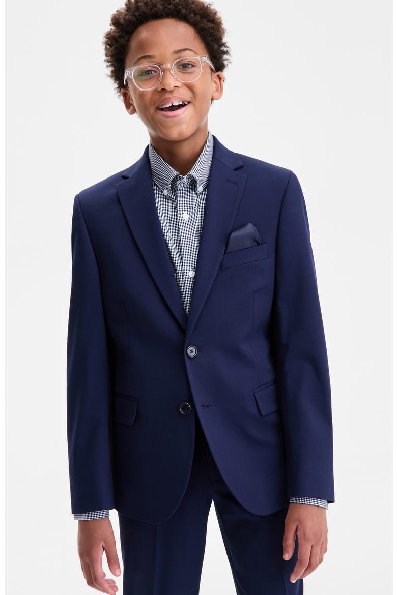 Kids' Navy Suit Jacket & Pants Set, Alternate, color, NAVY
