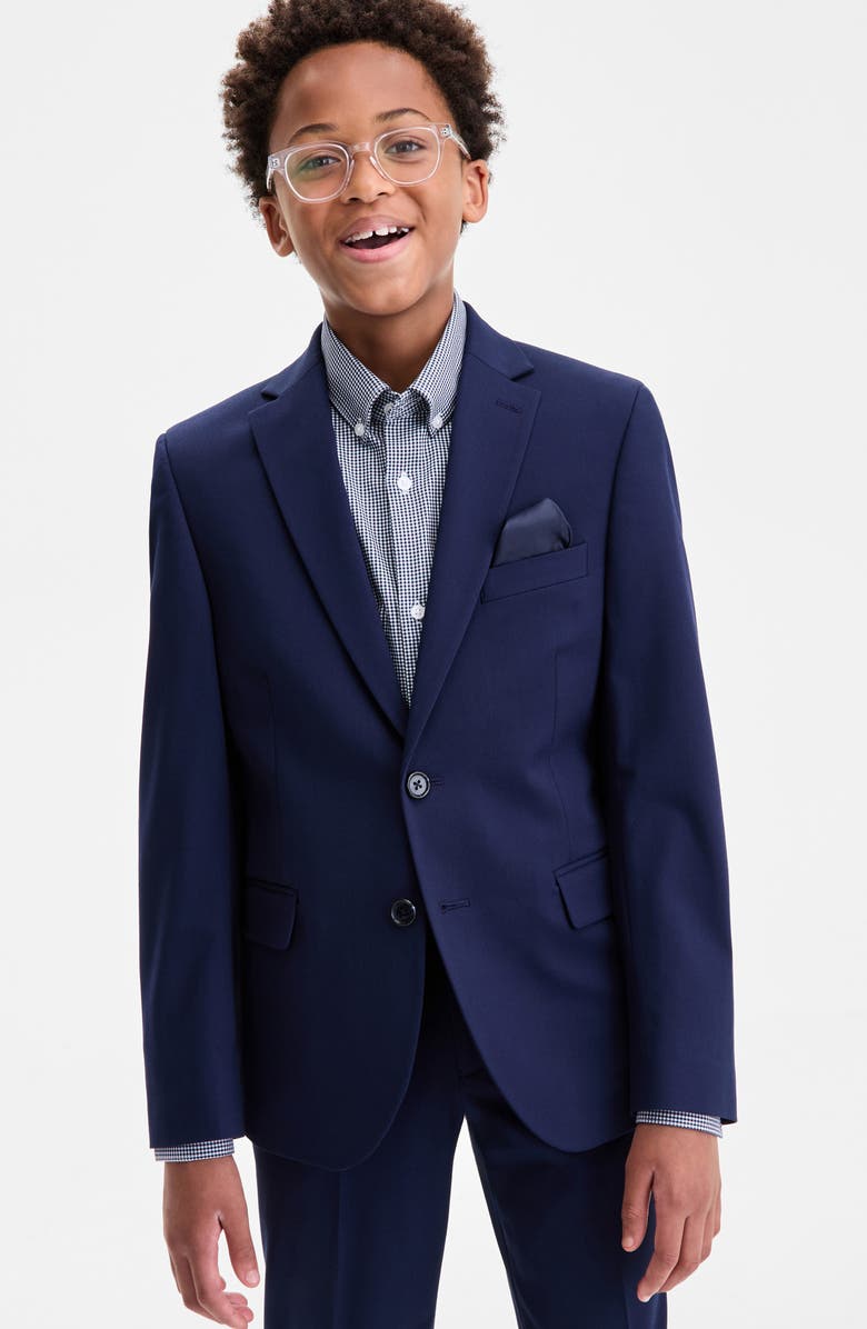 Brooks Brothers Kids' Navy Suit Jacket & Pants Set, Alternate, color, Navy