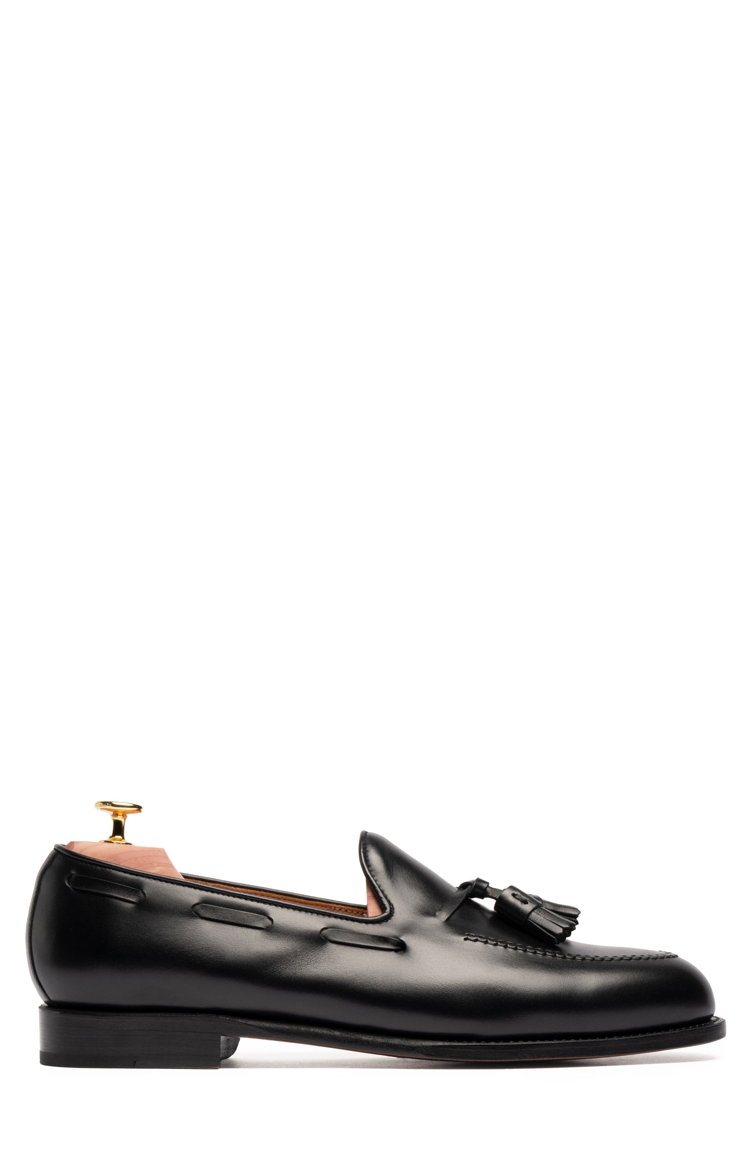 MORJAS The Tassel Kiltie Loafer, Alternate, color, Black Calf