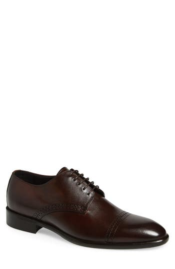 Bruno Magli Stefano Cap Toe Derby In Brown