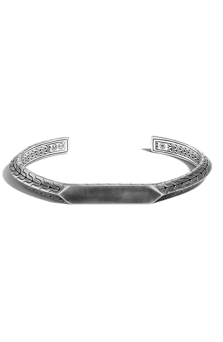John Hardy Men's Tiga 7mm Sterling Silver Cuff Bracelet, Main, color, 