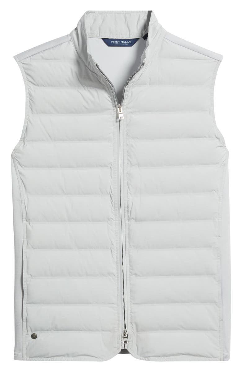 Peter Millar Crown Crafted Winsome Hybrid Vest, Main, color, British Grey