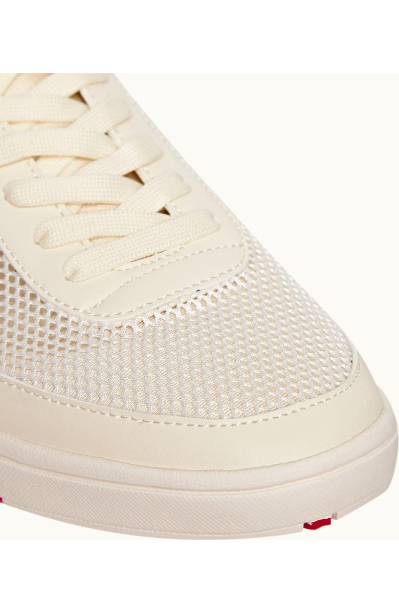 Orlebar Brown Larson O.B Stripe Shoe You Can Swim, Alternate, color, White/Orange/Aquamarine