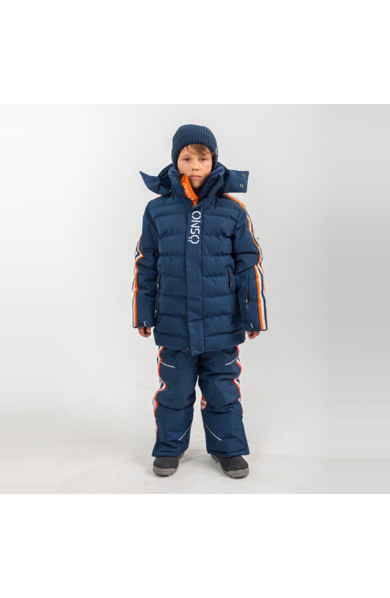 ÖSNO Lex Performance Snowsuit Jacket and Snowpants, Alternate, color, Navy Blue