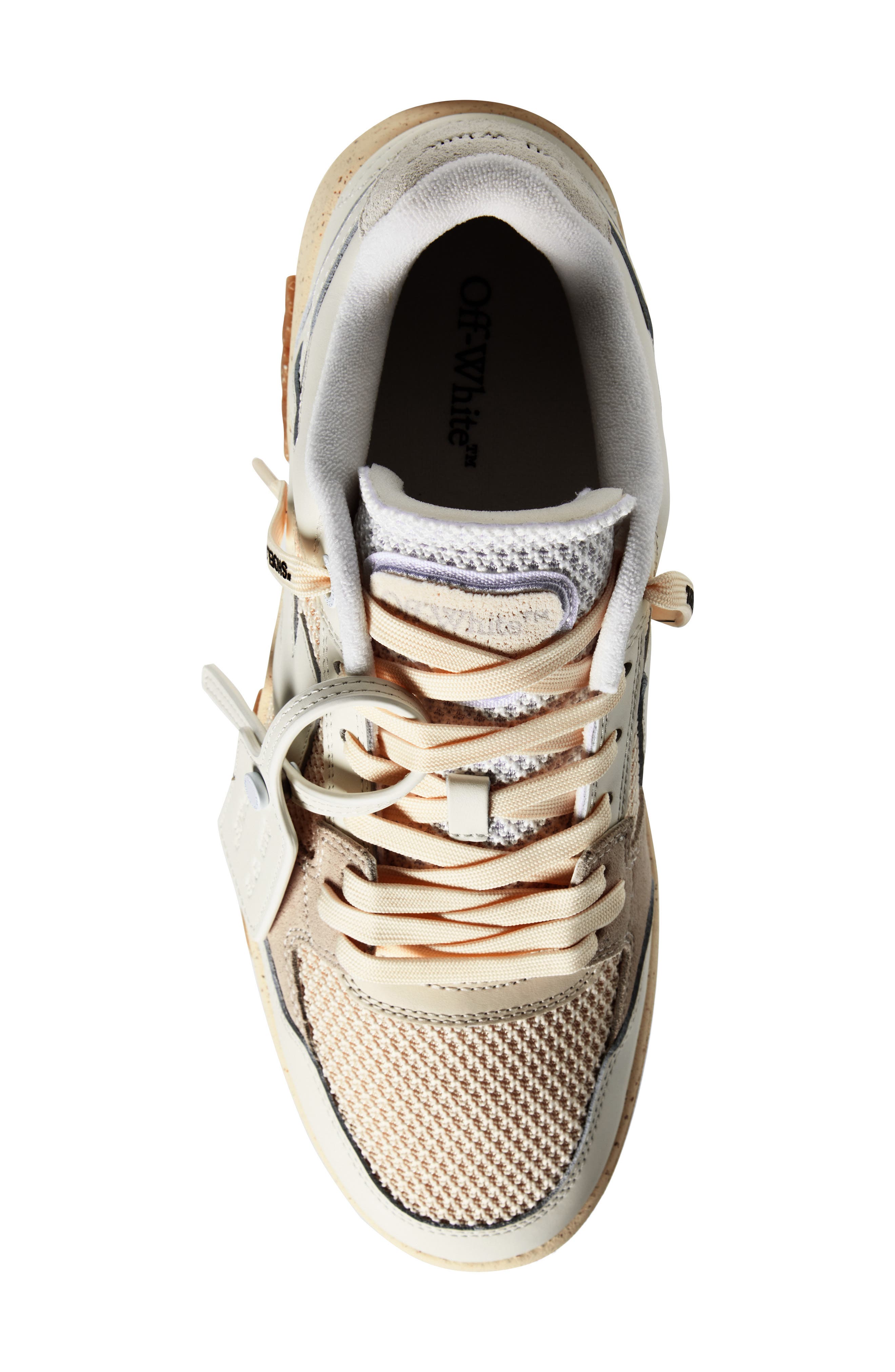 Off-White Slim Out of Office Sneaker, Alternate, color, White - Cream